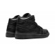 Nike Air Jordan 1 NZ Mid Mens Triple Black 554724-093 Footwear