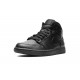 Nike Air Jordan 1 NZ Mid Mens Triple Black 554724-093 Footwear