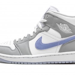 Nike Air Jordan 1 NZ Mid Womens Grey Blue BQ6472-105 Footwear