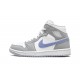 Nike Air Jordan 1 NZ Mid Womens Grey Blue BQ6472-105 Footwear