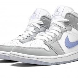 Nike Air Jordan 1 NZ Mid Womens Grey Blue BQ6472-105 Footwear