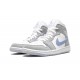 Nike Air Jordan 1 NZ Mid Womens Grey Blue BQ6472-105 Footwear