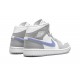 Nike Air Jordan 1 NZ Mid Womens Grey Blue BQ6472-105 Footwear