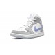 Nike Air Jordan 1 NZ Mid Womens Grey Blue BQ6472-105 Footwear