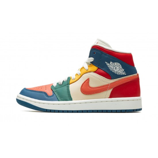 Nike Air Jordan 1 NZ Mid Womens SE Multi-Color DN3738-400 Footwear