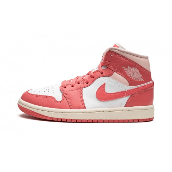 Nike Air Jordan 1 NZ Mid Womens Strawberries And Cream BQ6472 186 Footwear