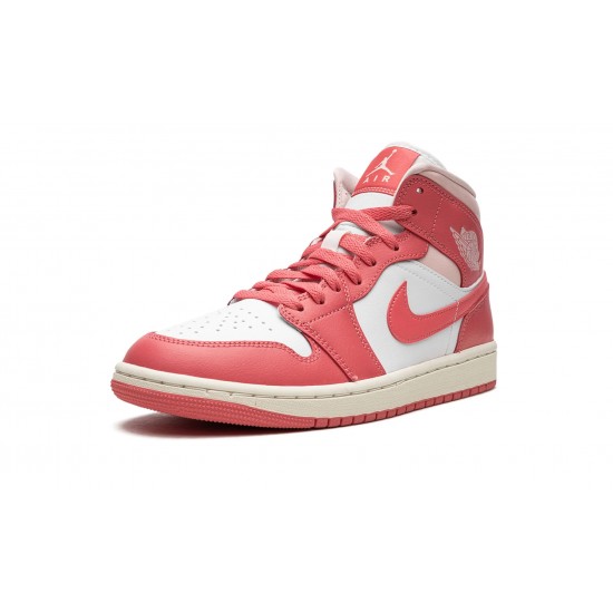 Nike Air Jordan 1 NZ Mid Womens Strawberries And Cream BQ6472 186 Footwear