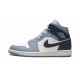 Nike Air Jordan 1 NZ Mid Womens Two-Tone Blue BQ6472-140 Footwear