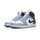 Nike Air Jordan 1 NZ Mid Womens Two-Tone Blue BQ6472-140 Footwear