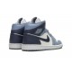 Nike Air Jordan 1 NZ Mid Womens Two-Tone Blue BQ6472-140 Footwear