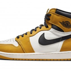 Nike Air Jordan 1 NZ Retro High Mens OG Yellow Ochre DZ5485-701 Footwear