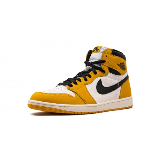 Nike Air Jordan 1 NZ Retro High Mens OG Yellow Ochre DZ5485-701 Footwear