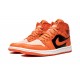 Nike Air Jordan 1 NZ SE Mid Womens Orange  Black DM3381-600 Footwear