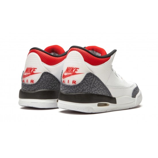 Nike Air Jordan 3 NZ GradeSchool  Retro Denim CZ6634-100 Footwear