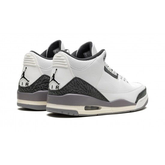 Nike Air Jordan 3 NZ Mens Cement Grey CT8532-106 Footwear