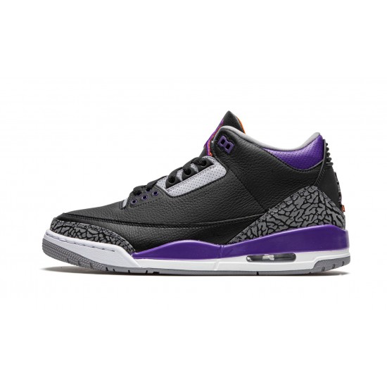 Nike Air Jordan 3 NZ Mens Retro Court Purple CT8532-050 Footwear