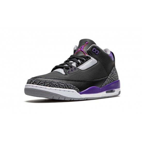 Nike Air Jordan 3 NZ Mens Retro Court Purple CT8532-050 Footwear