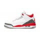 Nike Air Jordan 3 NZ Mens Retro Fire Red 2022 DN3707-160 Footwear