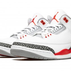 Nike Air Jordan 3 NZ Mens Retro Fire Red 2022 DN3707-160 Footwear