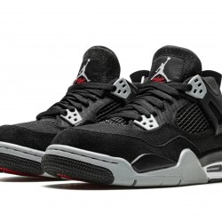 Nike Air Jordan 4 GradeSchool Black Canvas DV0553-006 Footwear