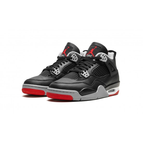 Nike Air Jordan 4 NZ GradeSchool FQ8213-006 Bred Reimagined Footwear