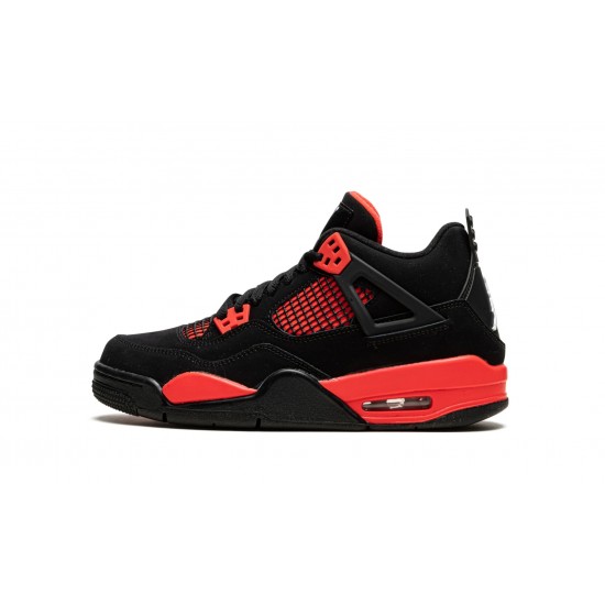 Nike Air Jordan 4 NZ GradeSchool Retro Red Thunder 408452-016 Footwear