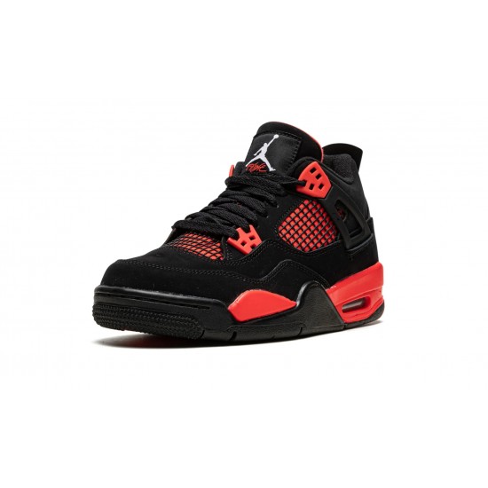 Nike Air Jordan 4 NZ GradeSchool Retro Red Thunder 408452-016 Footwear