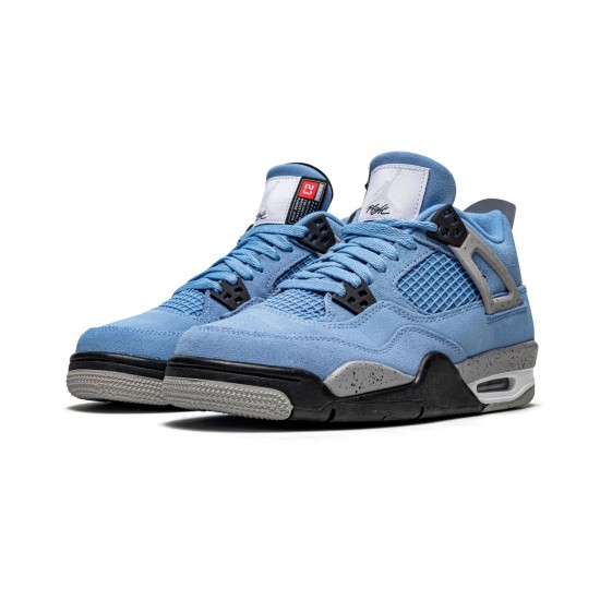 Nike Air Jordan 4 NZ GradeSchool Retro University Blue 408452-400 Footwear