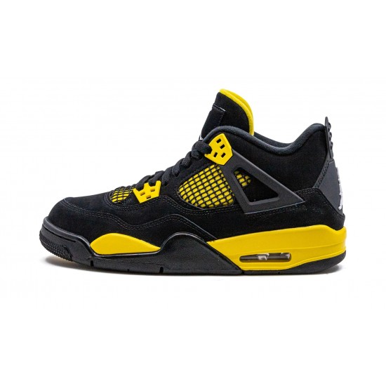 Nike Air Jordan 4 NZ GradeSchool Thunder 2023 408452-017 Footwear