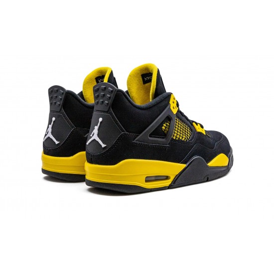 Nike Air Jordan 4 NZ GradeSchool Thunder 2023 408452-017 Footwear