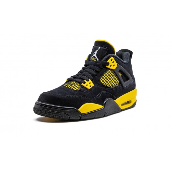 Nike Air Jordan 4 NZ GradeSchool Thunder 2023 408452-017 Footwear