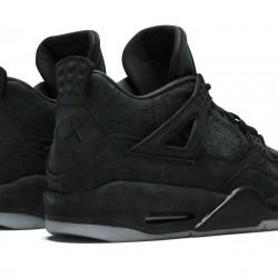 Nike Air Jordan 4 NZ Mens Retro Kaws Black 930155-001 Footwear