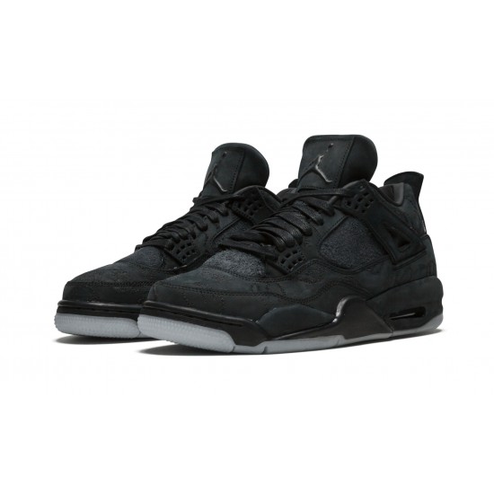 Nike Air Jordan 4 NZ Mens Retro Kaws Black 930155-001 Footwear