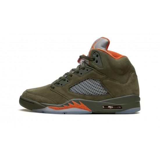 Nike Air Jordan 5 NZ Mens OG Olive DD0587-308 Footwear