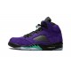 Nike Air Jordan 5 NZ Mens Retro Alternate Grape 136027-500 Footwear