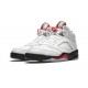 Nike Air Jordan 5 NZ Mens Retro Fire Red Silver Tongue 2020 DA1911-102 Footwear