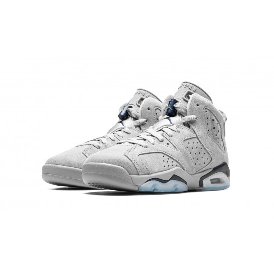 Nike Air Jordan 6 GradeSchool NZ Retro Georgetown 384665-012 Footwear