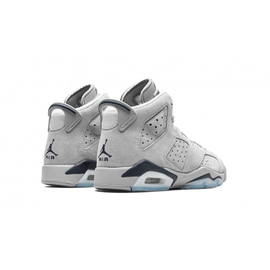 Nike Air Jordan 6 GradeSchool NZ Retro Georgetown 384665-012 Footwear