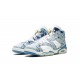 Nike Air Jordan 6 GradeSchool NZ Retro Washed Denim DM9045-100 Footwear