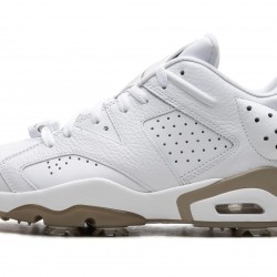 Nike Air Jordan 6 NZ Low Mens Golf White Khaki DV1376-100 Footwear