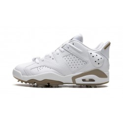 Nike Air Jordan 6 NZ Low Mens Golf White Khaki DV1376-100 Footwear