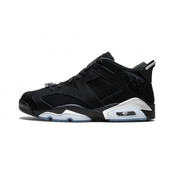 Nike Air Jordan 6 NZ Low Mens Retro Metallic Silver 304401-003 Footwear