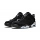 Nike Air Jordan 6 NZ Low Mens Retro Metallic Silver 304401-003 Footwear