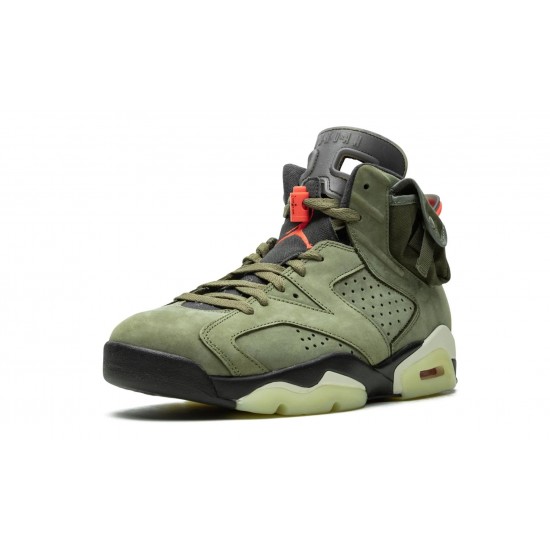 Nike Air Jordan 6 NZ Mens Retro Cactus Jack - Travis Scott CN1084-200 Footwear