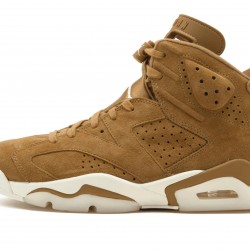 Nike Air Jordan 6 NZ Mens Retro Golden Harvest  Wheat 384664-705 Footwear