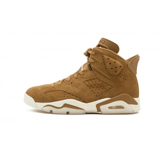 Nike Air Jordan 6 NZ Mens Retro Golden Harvest  Wheat 384664-705 Footwear