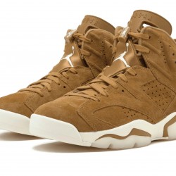 Nike Air Jordan 6 NZ Mens Retro Golden Harvest  Wheat 384664-705 Footwear