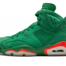 Nike Air Jordan 6 NZ Mens Retro Green Suede Gatorade AJ5986-335 Footwear