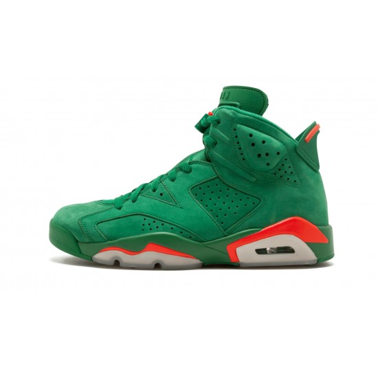 Nike Air Jordan 6 NZ Mens Retro Green Suede Gatorade AJ5986-335 Footwear