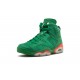 Nike Air Jordan 6 NZ Mens Retro Green Suede Gatorade AJ5986-335 Footwear